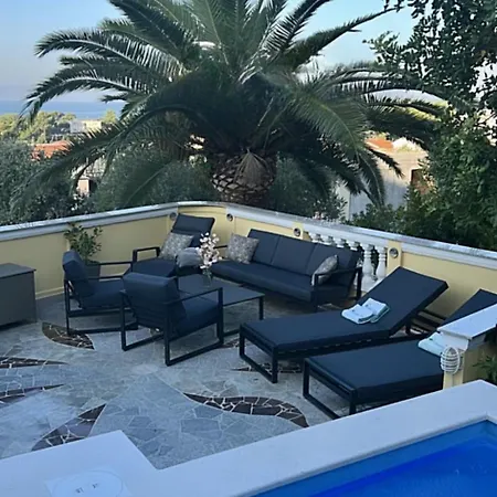 Exquisite With Heated Pool, Sauna, Breathtaking Landscape & Panoramic Views In Banjol Villa *